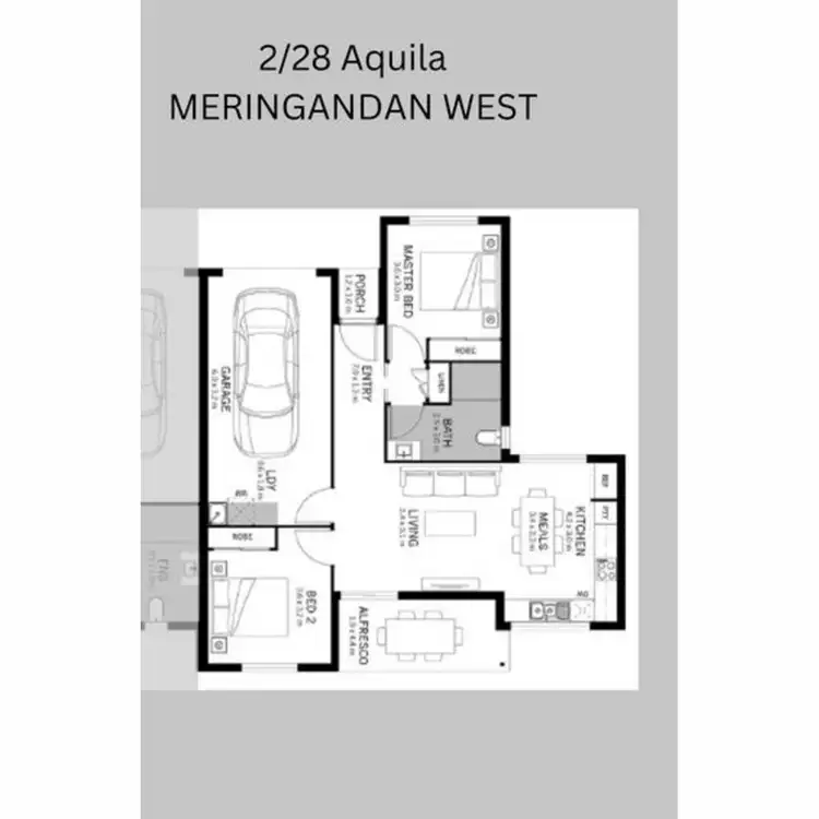 Floorplan of Homely other listing, 2/28 Aquila Drive, Meringandan West QLD 4352
