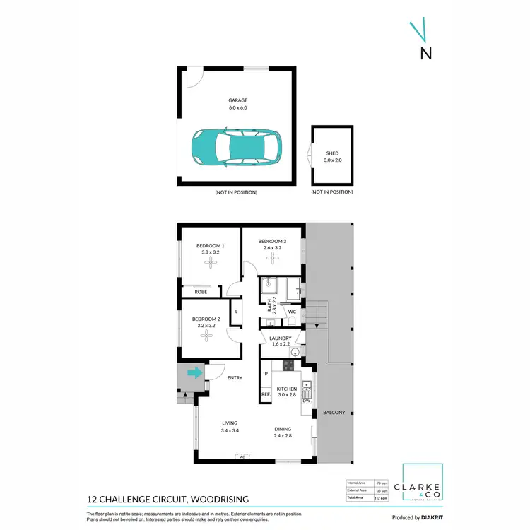 Floorplan of Homely house listing, 12 Challenge Circuit, Woodrising NSW 2284