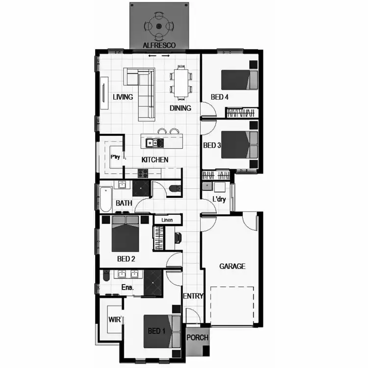 Floorplan of Homely house listing, Address available on request