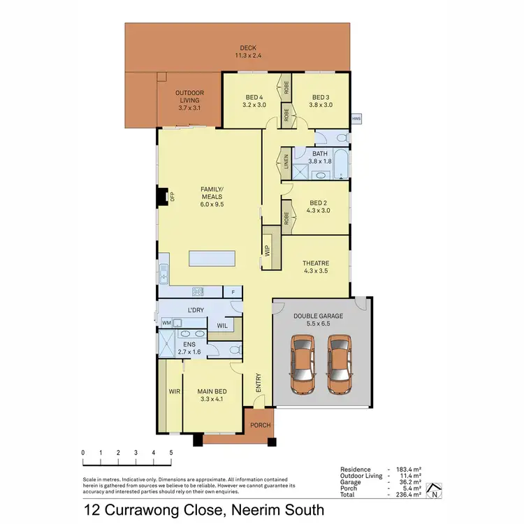 Floorplan of Homely house listing, 12 Currawong Close, Neerim South VIC 3831