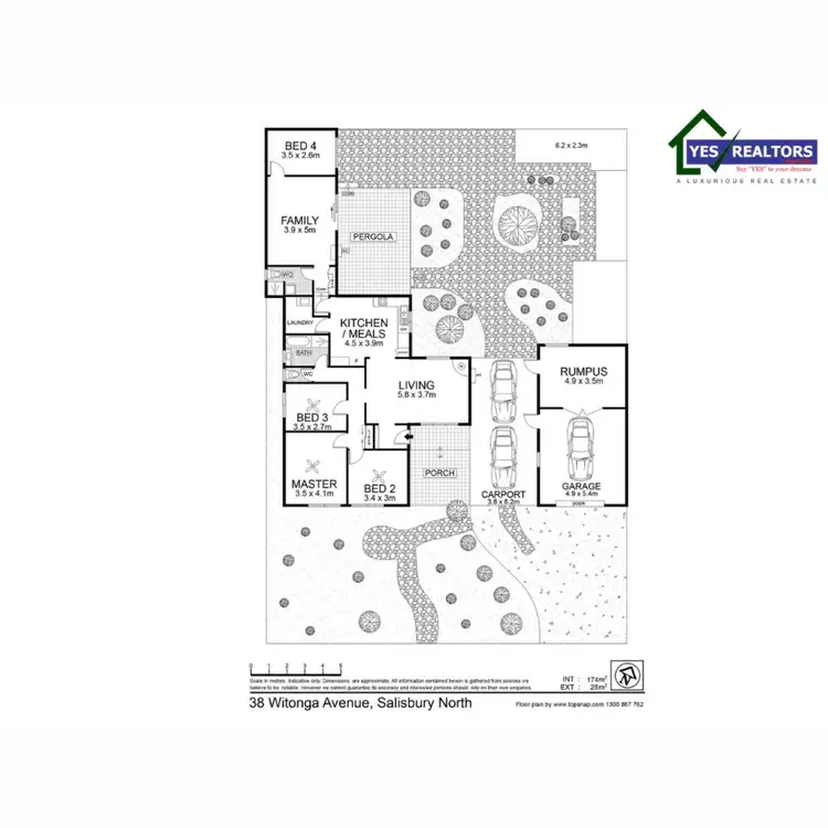 Floorplan of Homely house listing, 38 Witonga Avenue, Salisbury North SA 5108