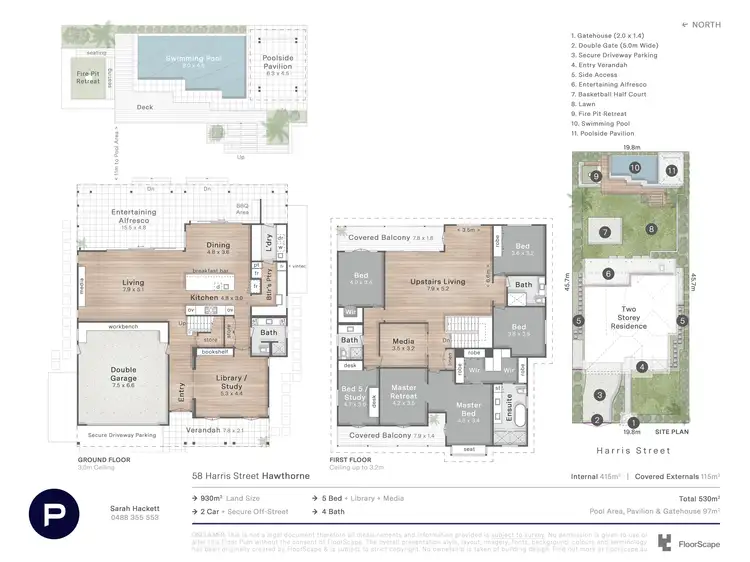 Floorplan of Homely house listing, 58 Harris Street, Hawthorne QLD 4171