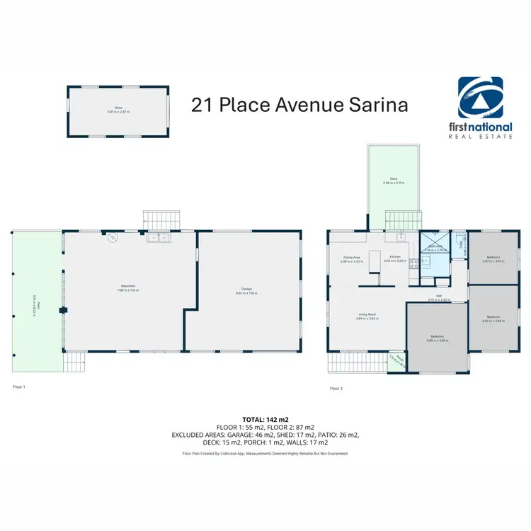 Floorplan of Homely house listing, 21 Place Avenue, Sarina QLD 4737