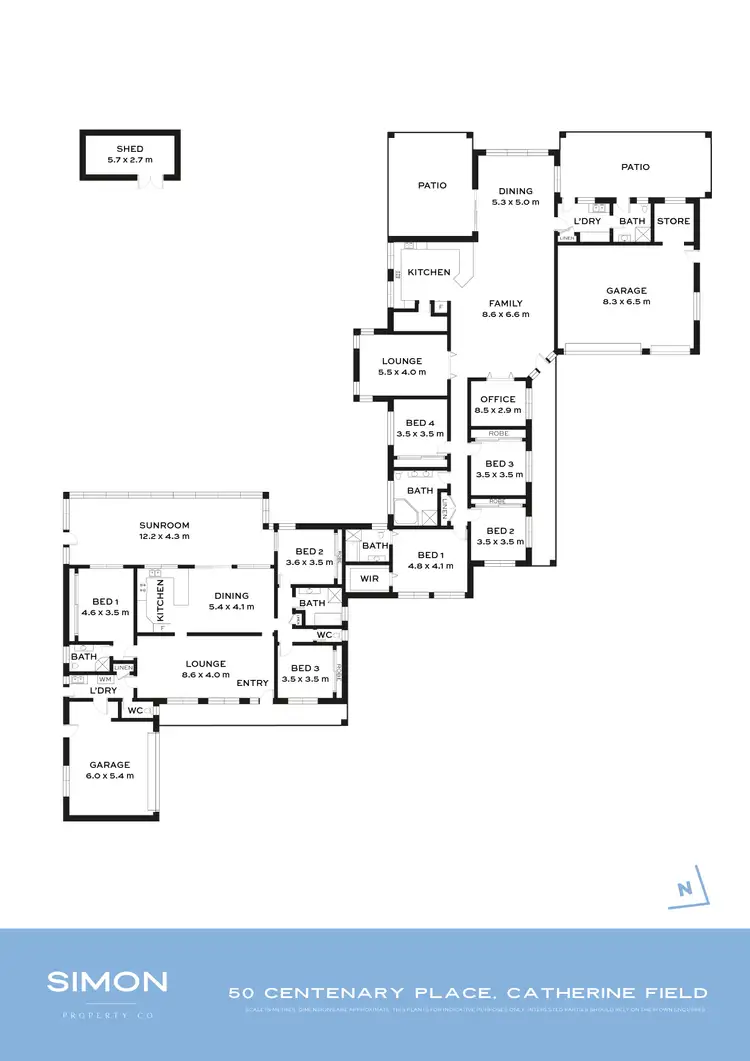 Floorplan of Homely house listing, 50 Centenary Place, Catherine Field NSW 2557