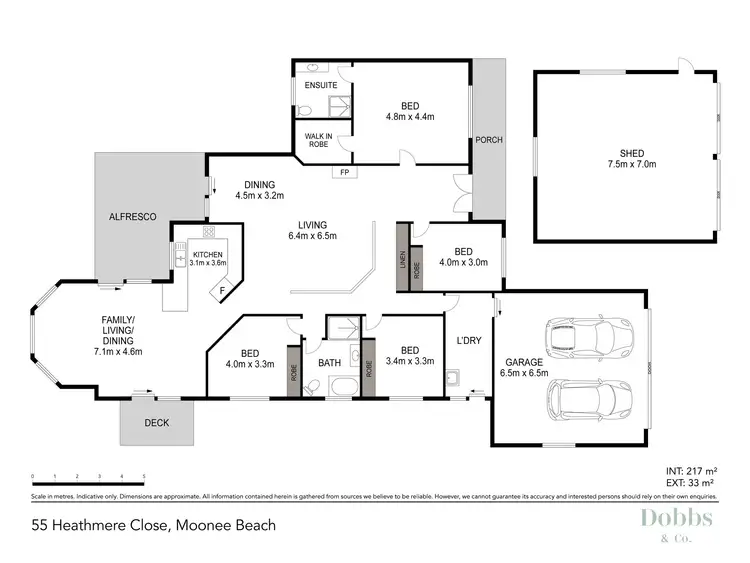 Floorplan of Homely house listing, 55 Heathmere Close, Moonee Beach NSW 2450