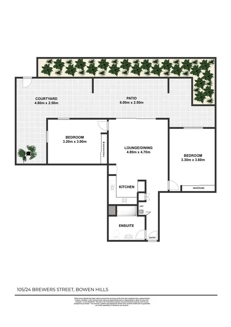 Floorplan of Homely apartment listing, 105/24 Brewers Street, Bowen Hills QLD 4006