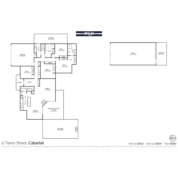 Floorplan of Homely house listing, 6 Tiamo Street, Cabarlah QLD 4352