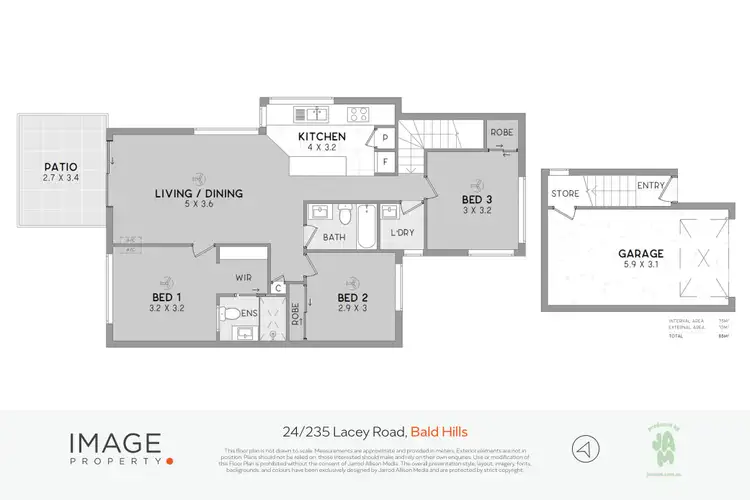 Floorplan of Homely unit listing, 24/235 Lacey Road, Bald Hills QLD 4036