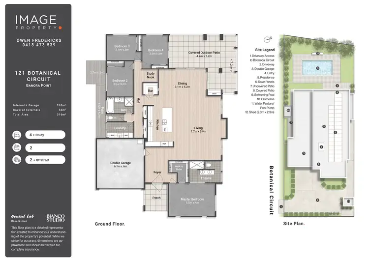 Floorplan of Homely house listing, 121 Botanical Circuit, Banora Point NSW 2486