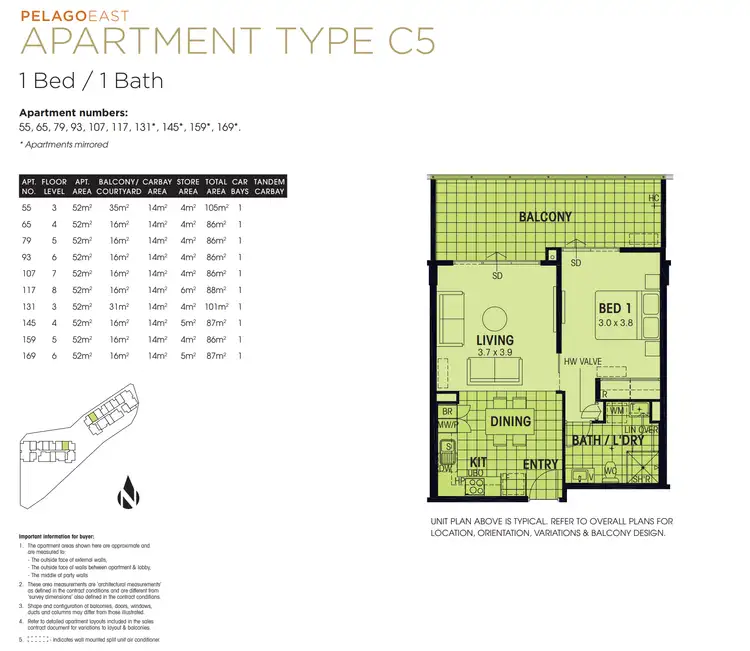 Floorplan of Homely apartment listing, 107/26 Sharpe Avenue, Pegs Creek WA 6714