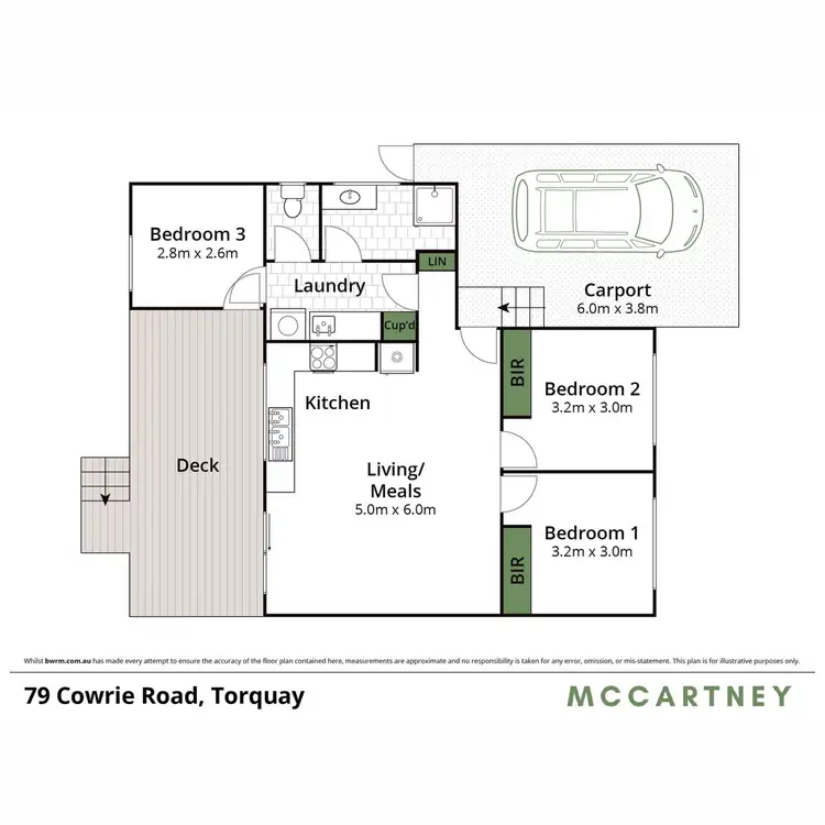 Floorplan of Homely house listing, 79 Cowrie Road, Torquay VIC 3228