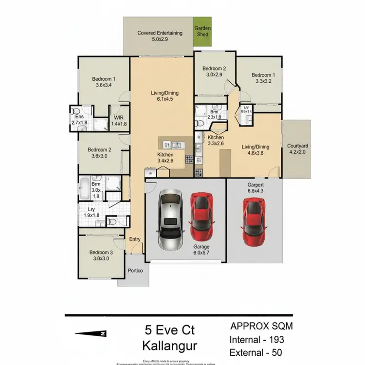Floorplan of Homely house listing, 5 Eve Court, Kallangur QLD 4503