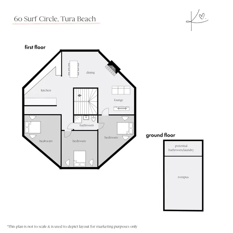 Floorplan of Homely house listing, 60 Surf Circle, Tura Beach NSW 2548