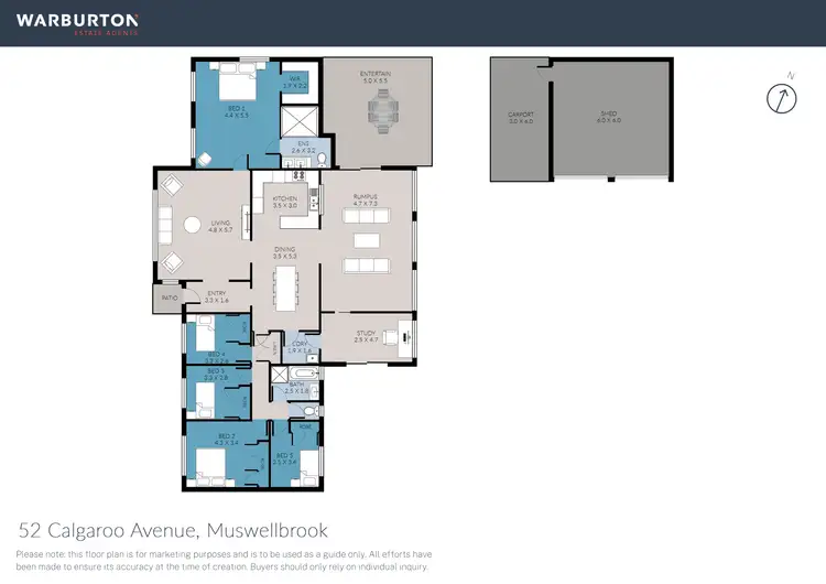 Floorplan of Homely house listing, 52 Calgaroo Avenue, Muswellbrook NSW 2333