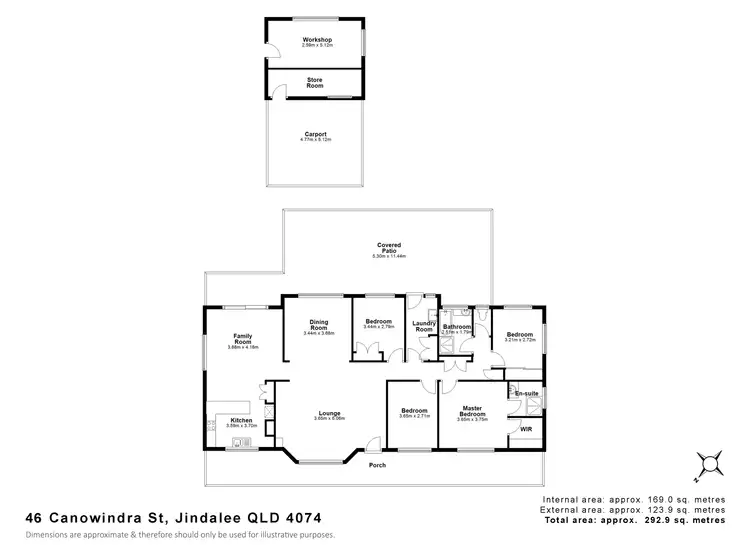 Floorplan of Homely house listing, 46 Canowindra Street, Jindalee QLD 4074