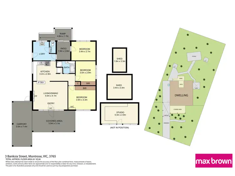 Floorplan of Homely house listing, 3 Banksia Street, Montrose VIC 3765