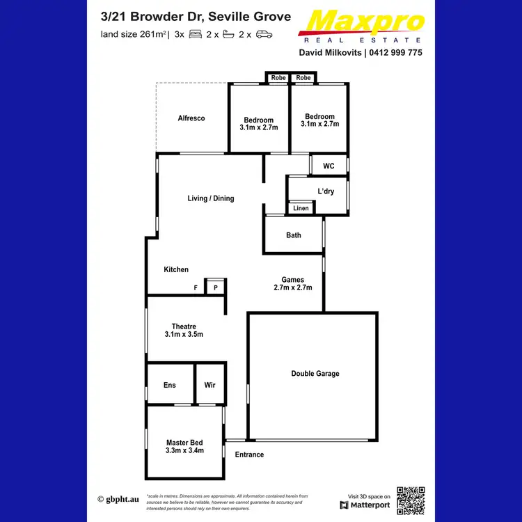 Floorplan of Homely house listing, 3/21 Browder Drive, Seville Grove WA 6112