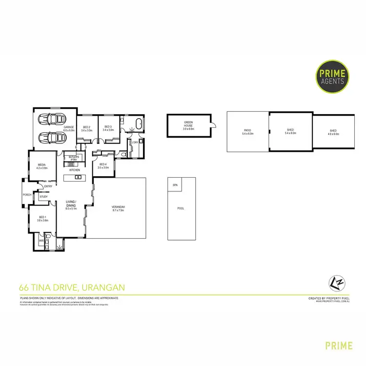 Floorplan of Homely house listing, 66 Tina Drive, Urangan QLD 4655