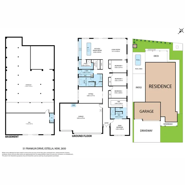 Floorplan of Homely house listing, 51 Franklin Drive, Estella NSW 2650
