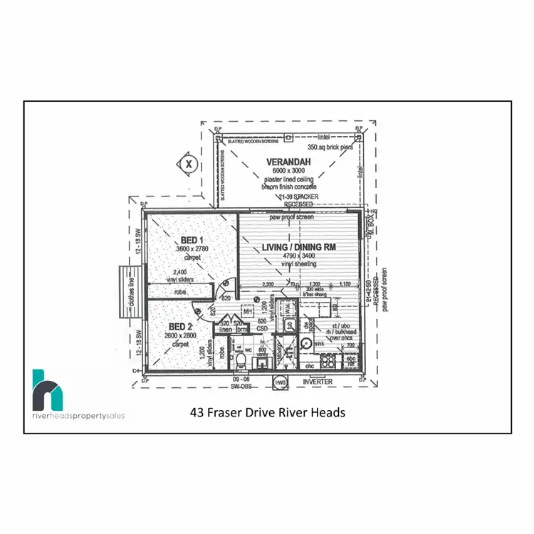 Floorplan of Homely house listing, 43 Fraser Drive, River Heads QLD 4655