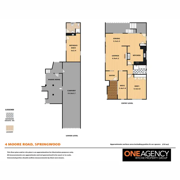 Floorplan of Homely house listing, 4 Moore Road, Springwood NSW 2777