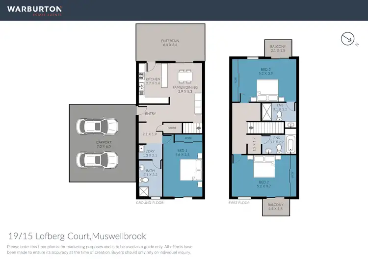 Floorplan of Homely villa listing, 19/15 Lofberg Circuit, Muswellbrook NSW 2333
