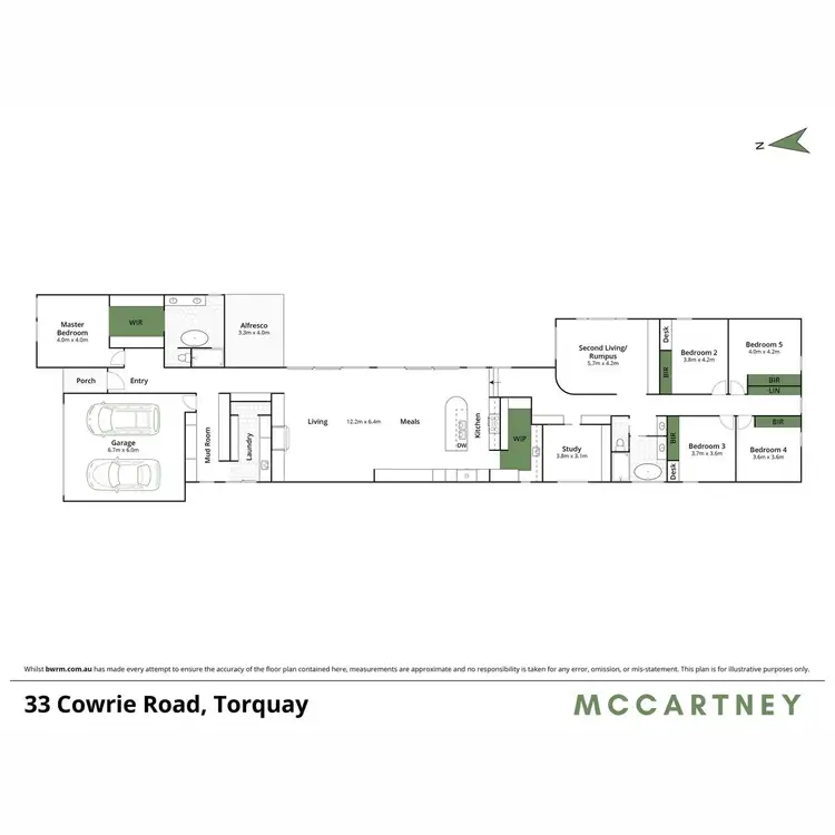 Floorplan of Homely house listing, 33 Cowrie Road, Torquay VIC 3228