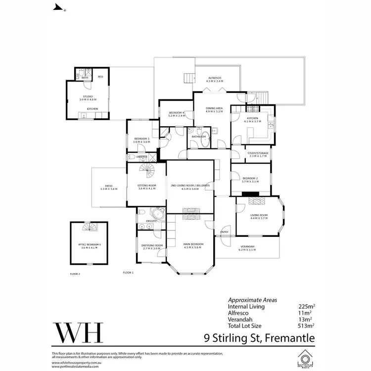 Floorplan of Homely house listing, 9 Stirling Street, Fremantle WA 6160