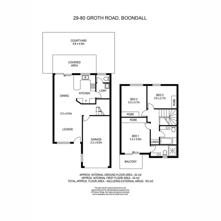 Floorplan of Homely townhouse listing, 29/80 Groth Road, Boondall QLD 4034