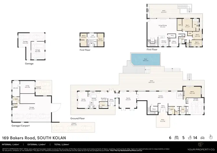 Floorplan of Homely rural property listing, 169 Bakers Road, South Kolan QLD 4670