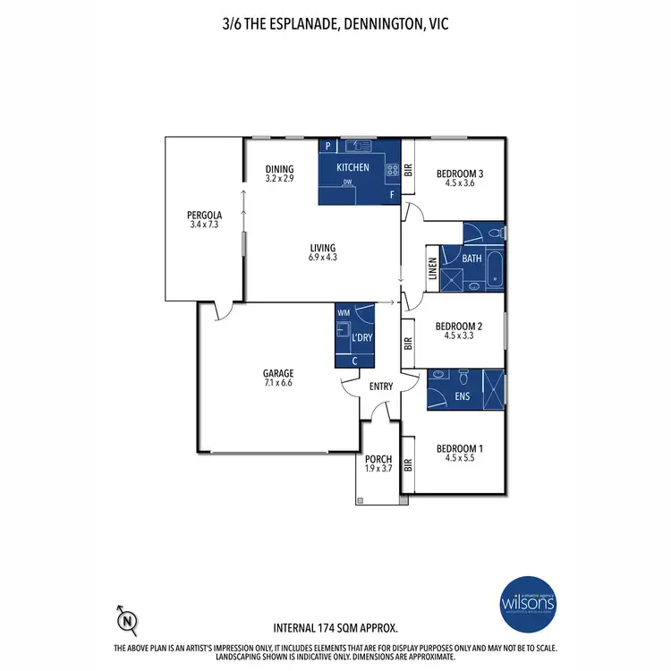 Floorplan of Homely house listing, 3/6 The Esplanade, Dennington VIC 3280