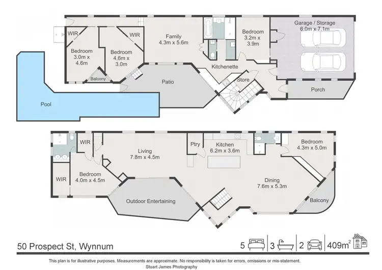 Floorplan of Homely house listing, 50 Prospect Street, Wynnum QLD 4178