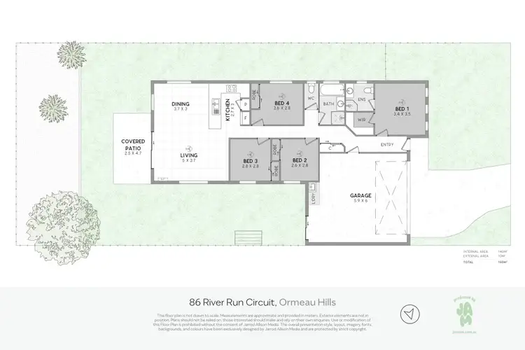 Floorplan of Homely house listing, 86 River Run Circuit, Ormeau Hills QLD 4208