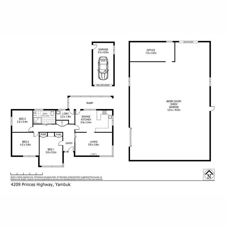 Floorplan of Homely house listing, 4209 Princes Highway, Yambuk VIC 3285