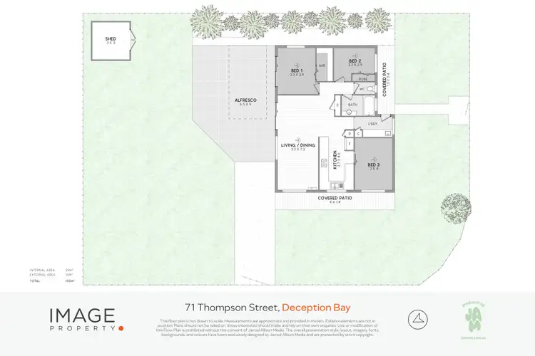 Floorplan of Homely house listing, 71 Thompson Street, Deception Bay QLD 4508