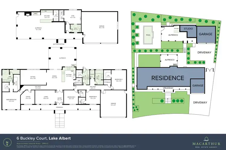 Floorplan of Homely house listing, 6 Buckley Court, Lake Albert NSW 2650