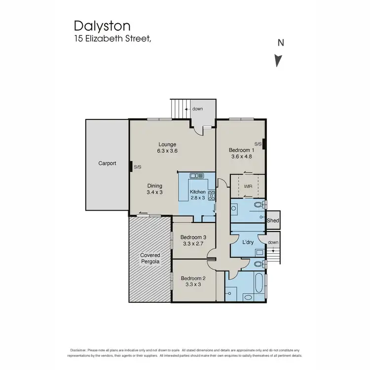 Floorplan of Homely house listing, 15 Elizabeth Street, Dalyston VIC 3992