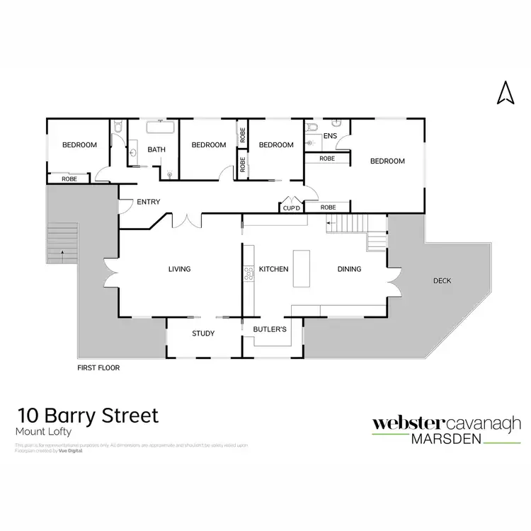Floorplan of Homely house listing, 10 Barry Street, Mount Lofty QLD 4350