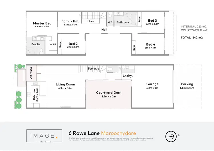 Floorplan of Homely house listing, 6 Rowe Lane, Maroochydore QLD 4558