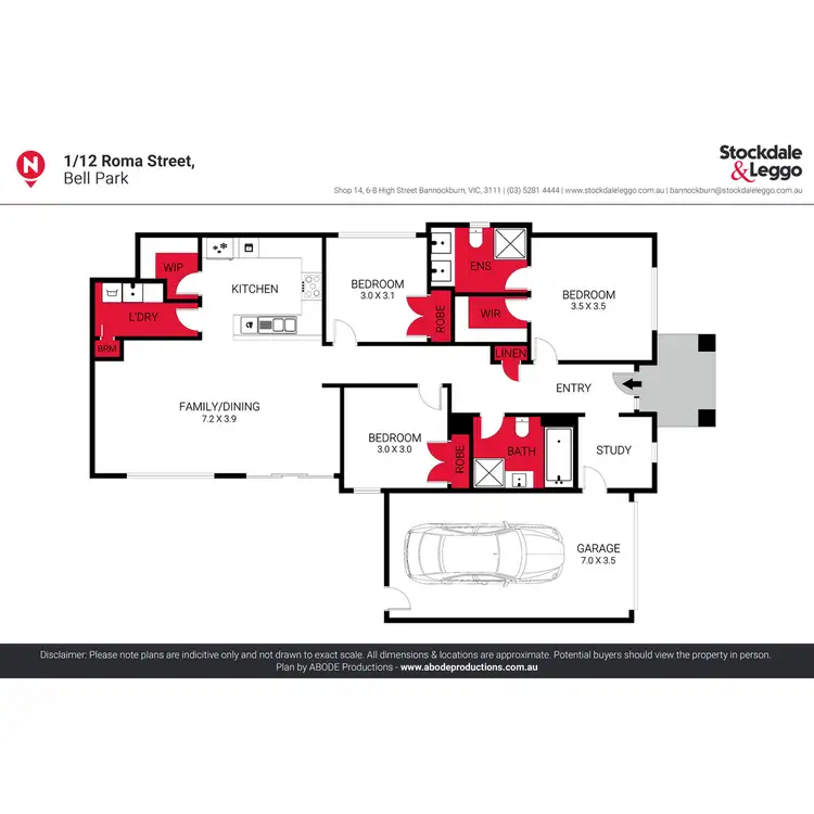 Floorplan of Homely house listing, 1/12 Roma Street, Bell Park VIC 3215