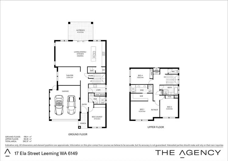 Floorplan of Homely house listing, 17 Ela Street, Leeming WA 6149