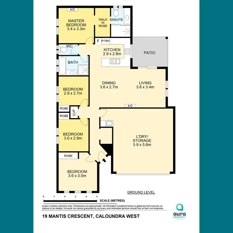 Floorplan of Homely house listing, 19 Mantis Crescent, Caloundra West QLD 4551