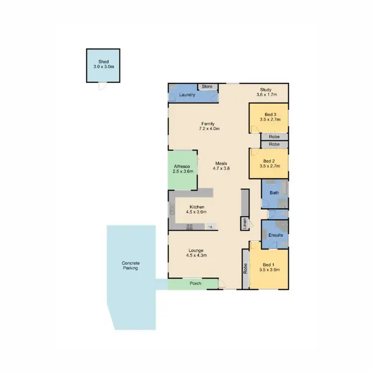 Floorplan of Homely house listing, 31 Marilyn Way, Sale VIC 3850