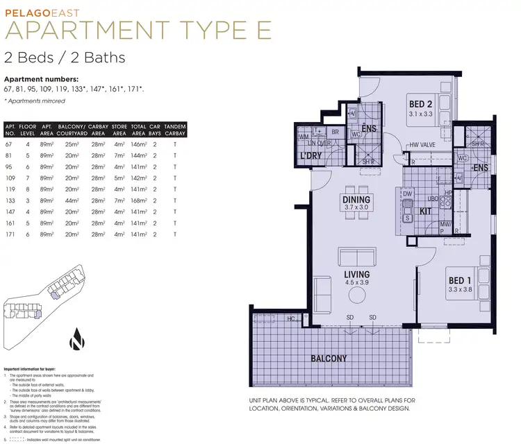 Floorplan of Homely apartment listing, 67/26 Sharpe Avenue, Pegs Creek WA 6714