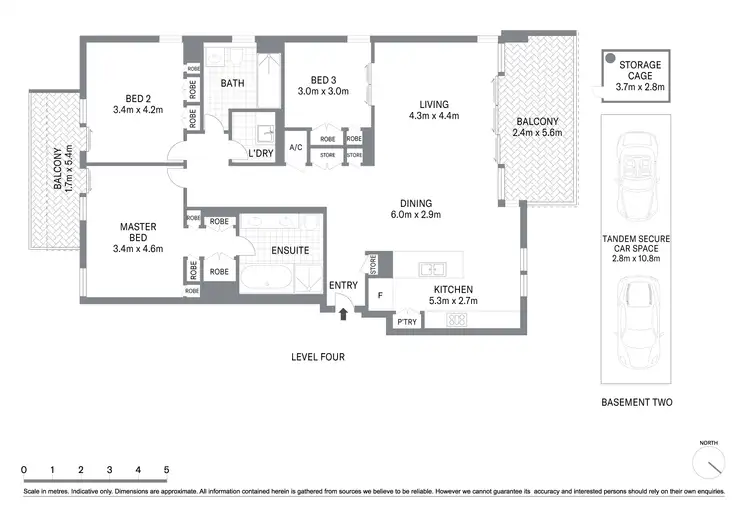 Floorplan of Homely apartment listing, 249/3 Darling Island Road, Pyrmont NSW 2009