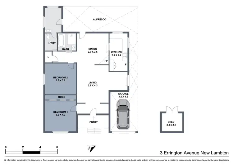 Floorplan of Homely house listing, 3 Errington Avenue, New Lambton NSW 2305