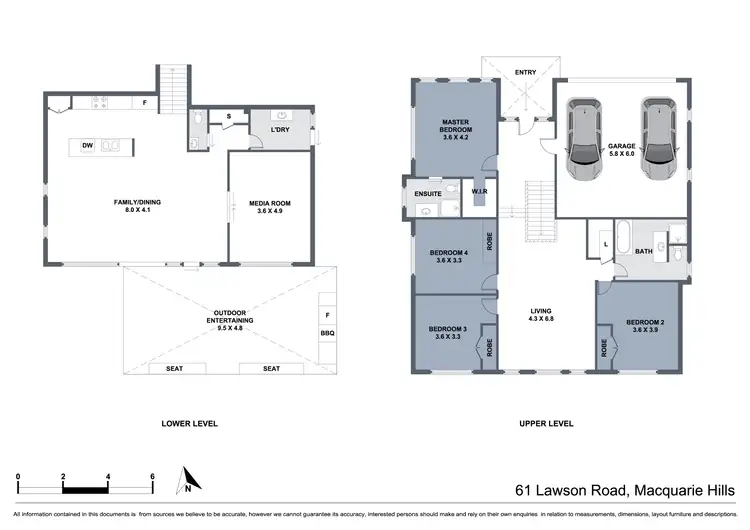 Floorplan of Homely house listing, 61 Lawson Road, Macquarie Hills NSW 2285