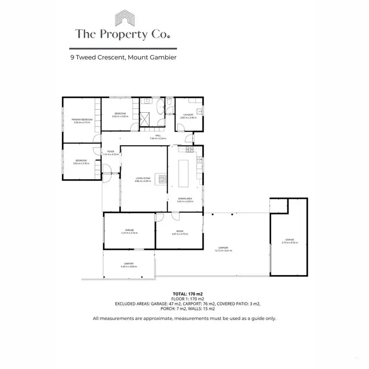 Floorplan of Homely house listing, 9 Tweed Cresent, Mount Gambier SA 5290