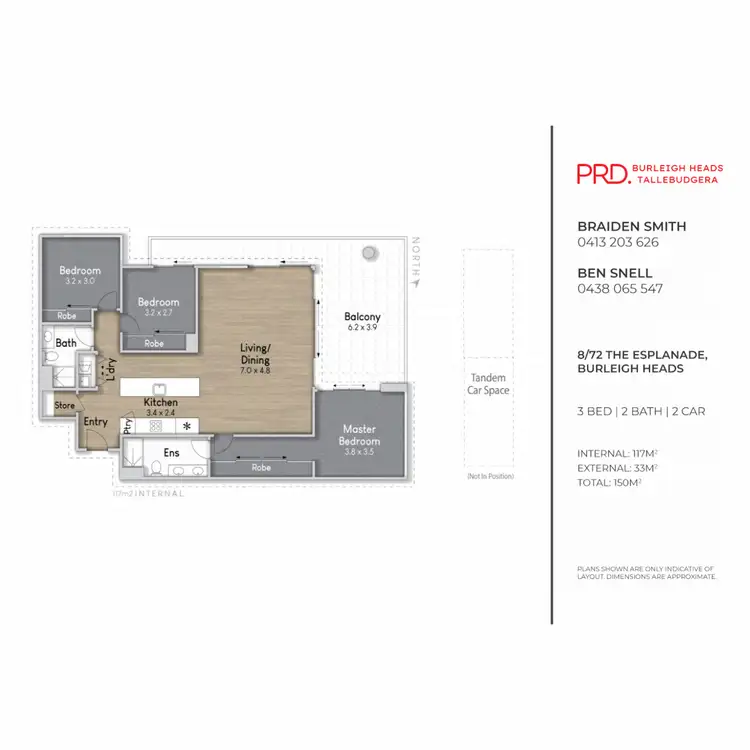 Floorplan of Homely unit listing, 8/72 the Esplanade, Burleigh Heads QLD 4220