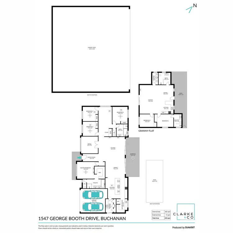 Floorplan of Homely house listing, 1547 George Booth Drive, Buchanan NSW 2323